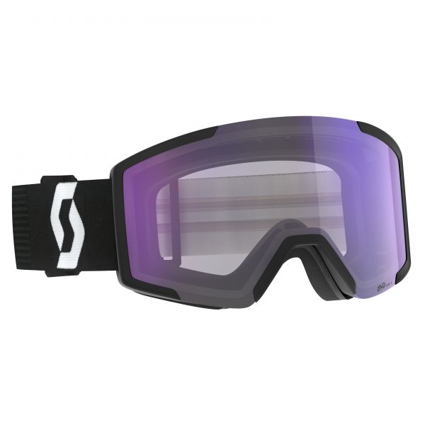 Scott Goggle Shield LS mineral black/white AMP LS blue