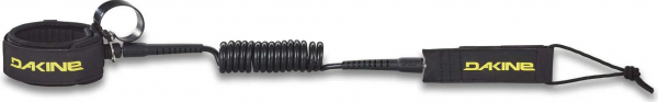 Dakine COILED FOIL LEASH 5FT X 1/4IN W EASYCLIP black