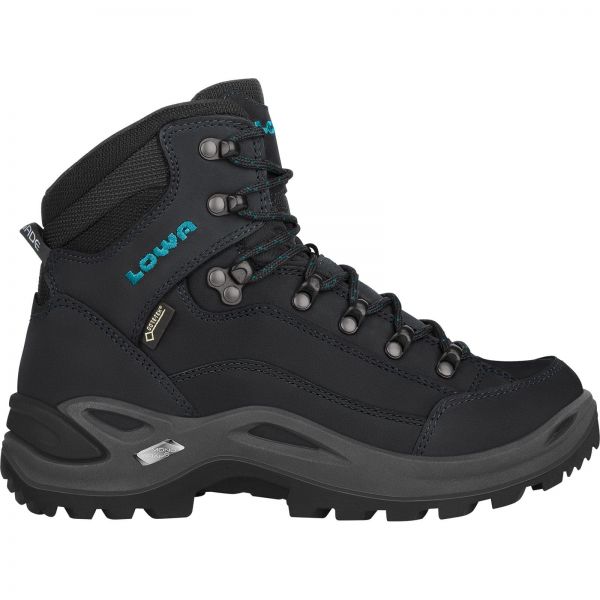 Lowa Renegade GTX Mid Women asphalt/türkis