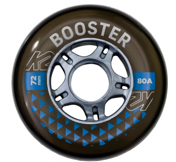 K2 BOOSTER 72 MM 80A WHEEL 8-PACK grey/black