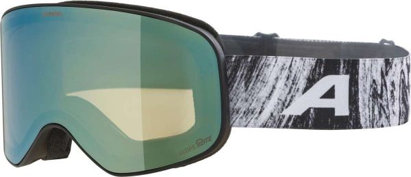 Alpina SLOPE Q-LITE black-glacier (green mirror S2)