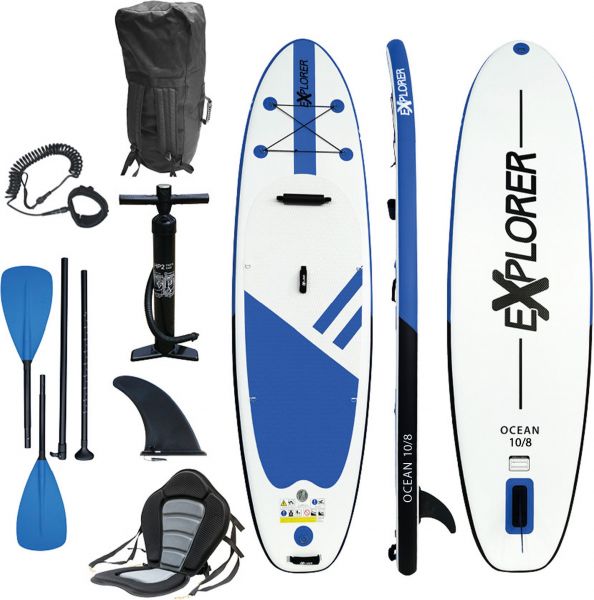 Explorer Stand-Up-Paddelset Ocean 10.8 blau