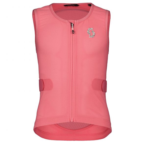 SCOTT Vest Airflow Junior carnation pink/white