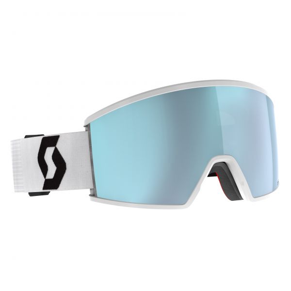 Scott Ambit mineral white/black AMP ice Skibrille