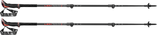 Leki Makalu rot-schwarz