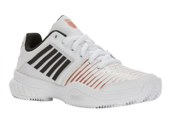 K-Swiss COURT EXPRESS HB WHT/BLK/ROSE GOLD