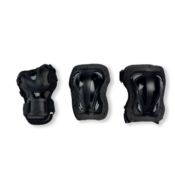 Rollerblade SKATE GEAR JUNIOR 3 PACK GUNMETAL