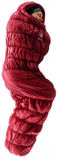 Deuter Exosphere -6° links cranberry/fire