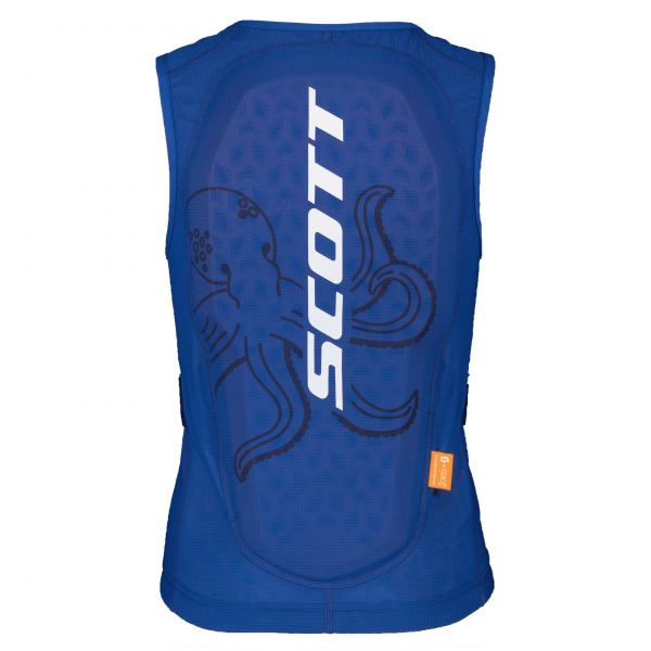 SCOTT Vest Airflow Junior solid blue/white